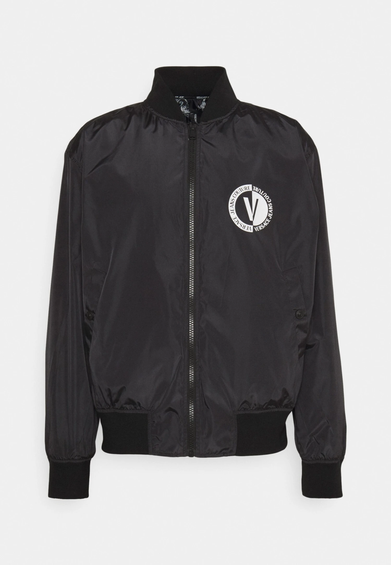 Logo- Bomber Jacket - Steel - Image 6