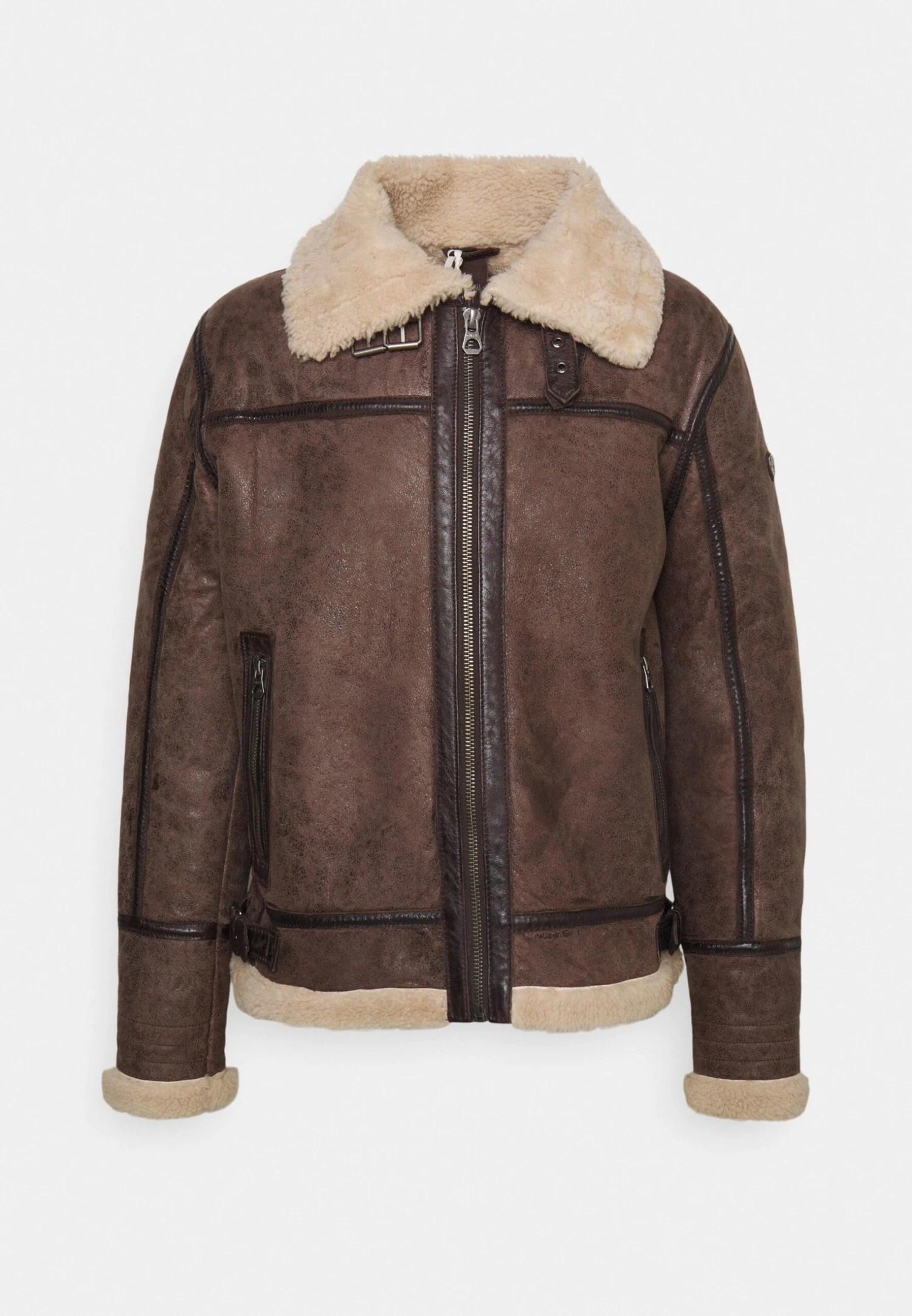 GIPSY Gmairforce - Leather Jacket - Dark Brown