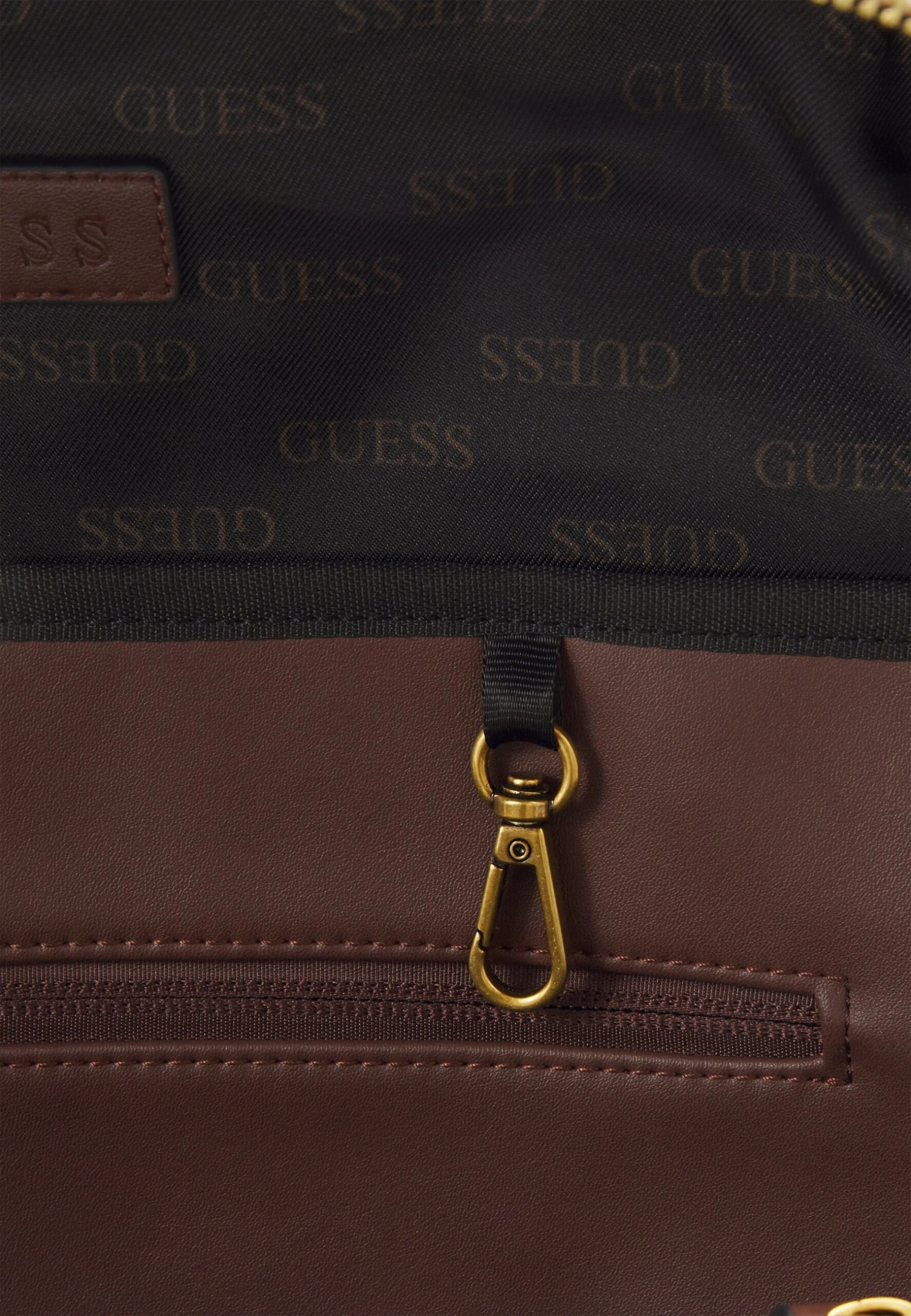 Guess Vezzola Smart Backpack Unisex - Rucksack - Beige/Brown - Image 6