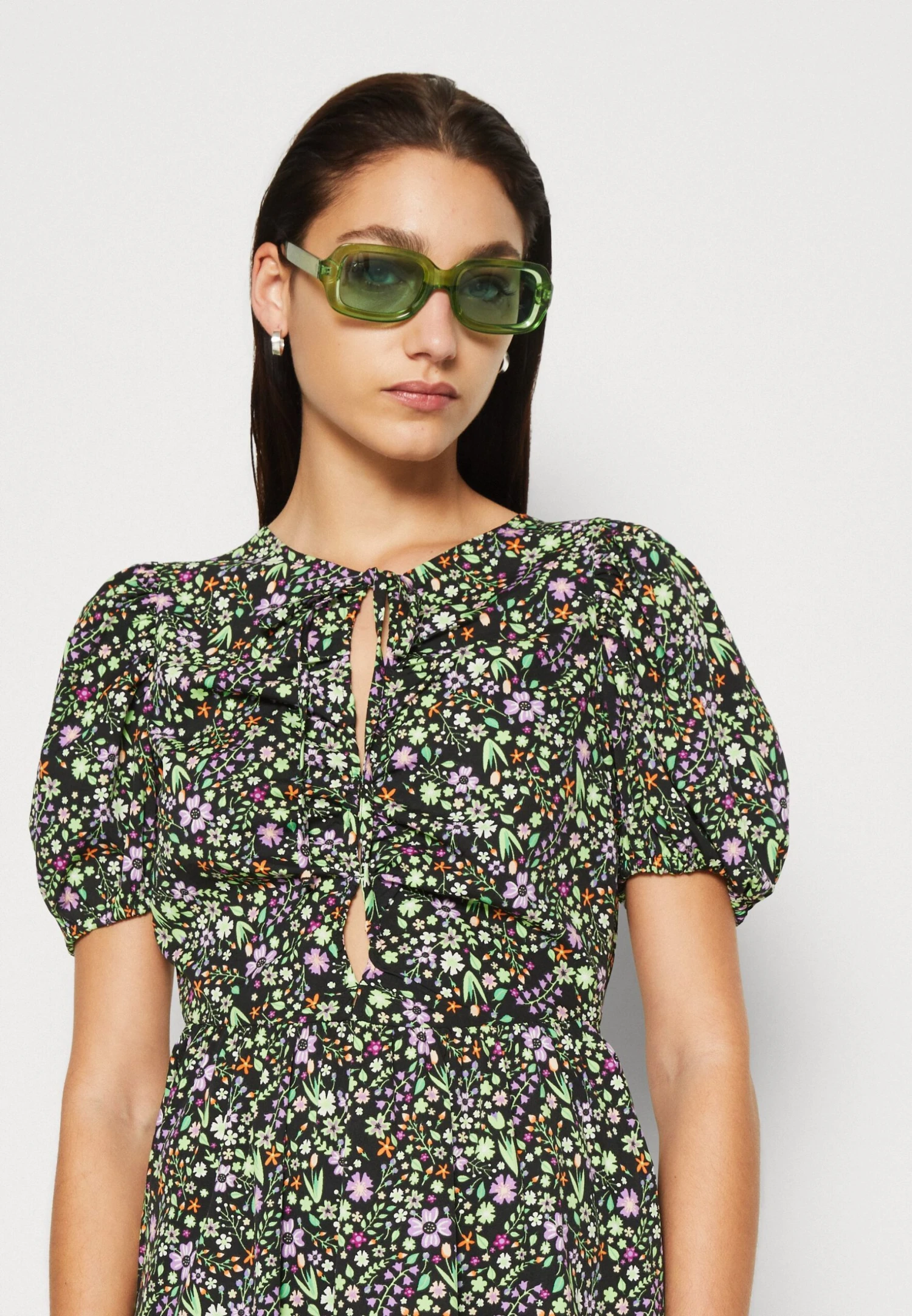 Noisy May Nmdevon Cut Out Short Dress - Day Dress - Black - Image 4