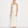 Vero Moda Vmmathilde Sl Wide Strap - Maxi Dress - Cannoli Cream