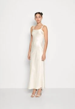 Vero Moda Vmmathilde Sl Wide Strap - Maxi Dress - Cannoli Cream
