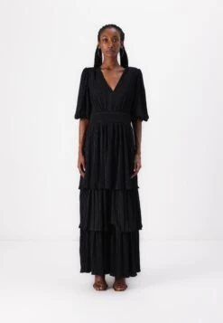 Vero Moda VMKAJA MAXI PLISSE DRESS - Maxi Dress - Black