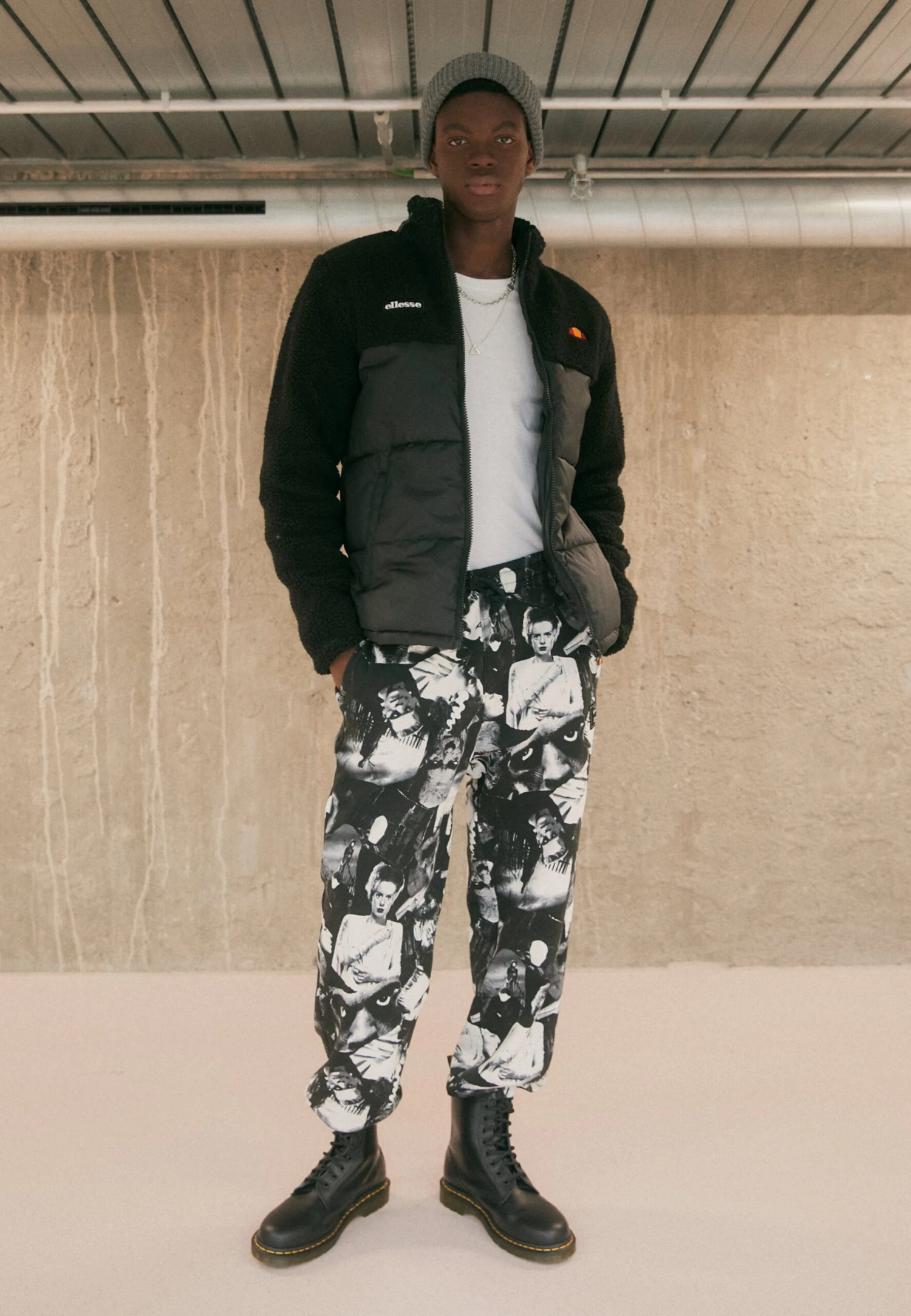 Ellesse Sparra - Winter Jacket - Black - Image 2