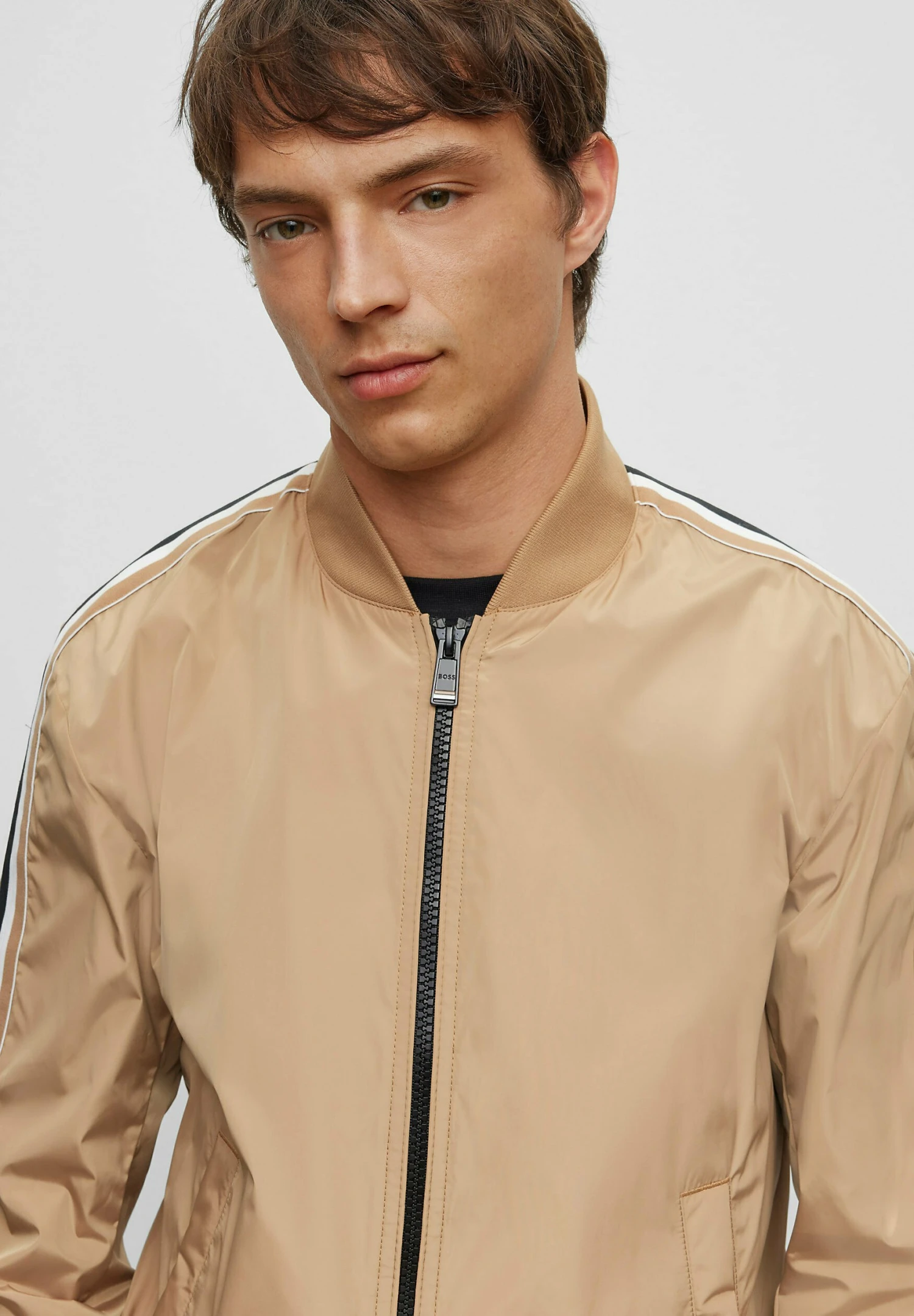 Boss Coltrane - Bomber Jacket - Beige - Image 4