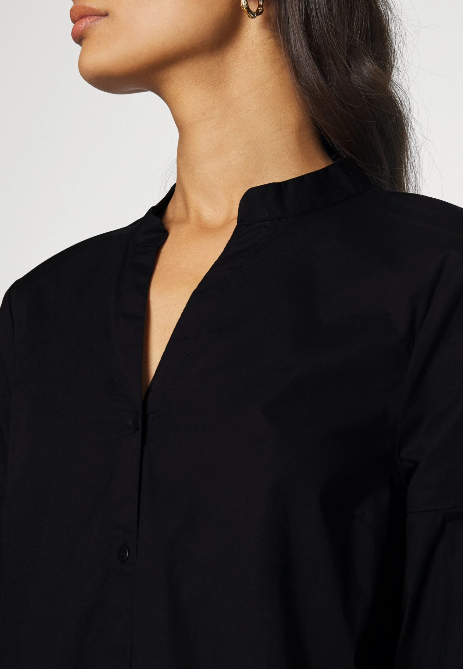 MOSS COPENHAGEN Mschlynella Cenilla Dress - Shirt Dress - Black - Image 5