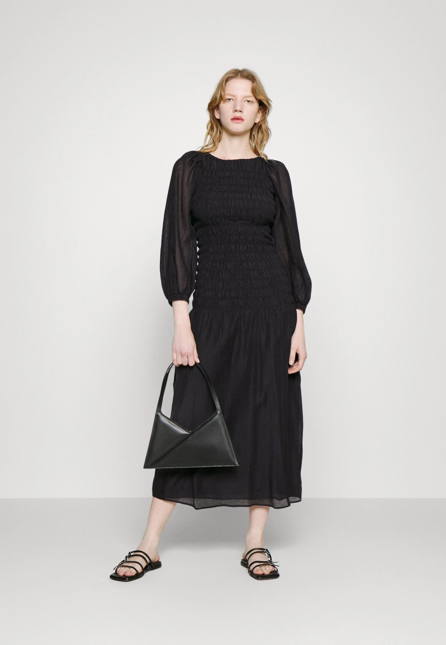 Mother Of Pearl Ariella Sheer - Day Dress - Black - Image 2