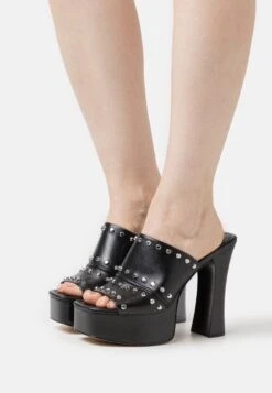 MICHAEL Michael Kors Jagger Platform Mule - Heeled Mules - Black