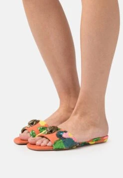 Kurt Geiger London Kensington Flat- Mules - Orange
