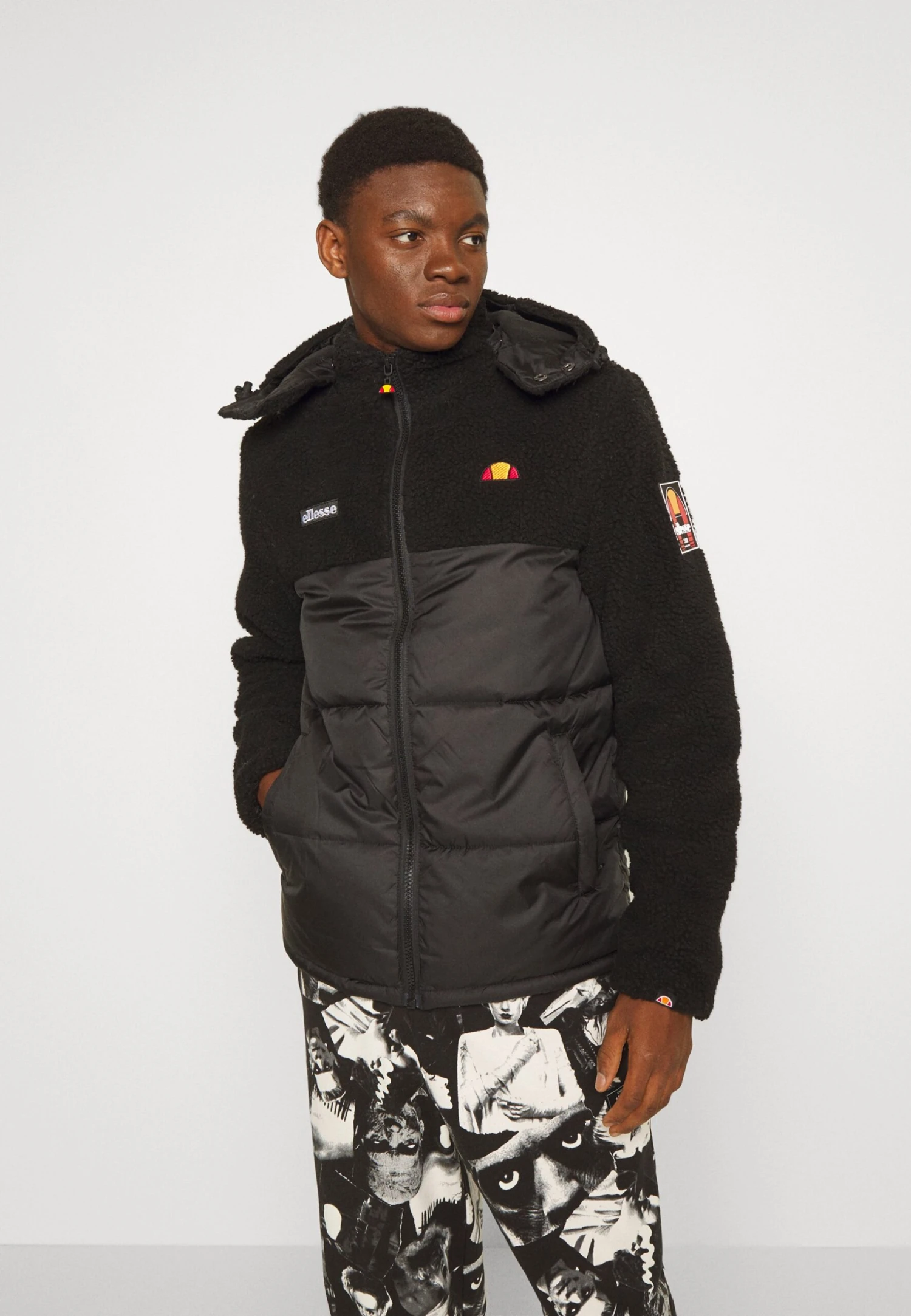 Ellesse Sparra - Winter Jacket - Black - Image 3