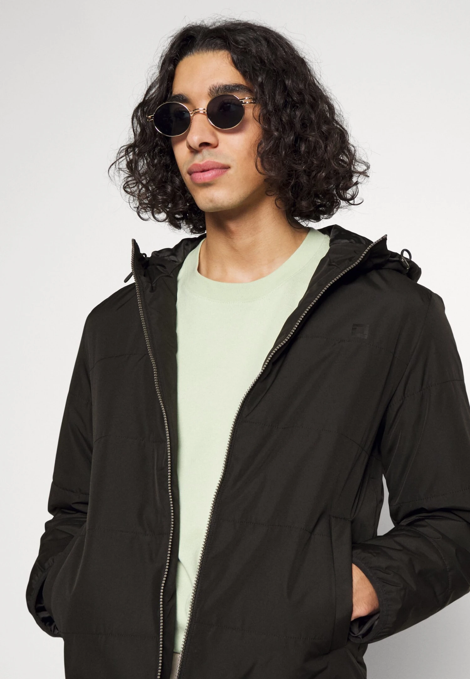 Only & Sons Onsmelvin Life Light Hood Jacket - Windbreaker - Black - Image 4