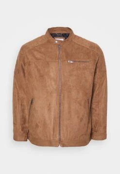 Jack & Jones Jcorocky Jacket - Faux Leather Jacket - Cognac