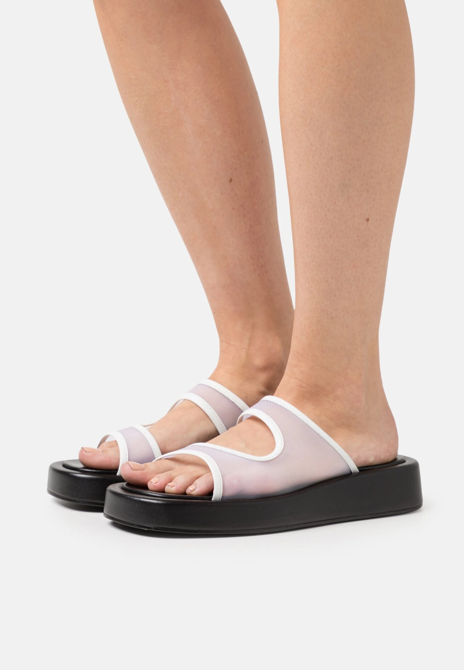 ELLEME Gemini - Heeled Mules - White