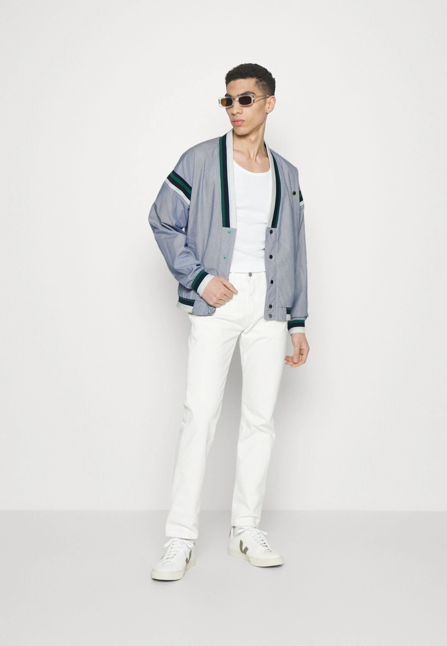 Scotch & Soda Tennis - Summer Jacket - White/Blue - Image 2