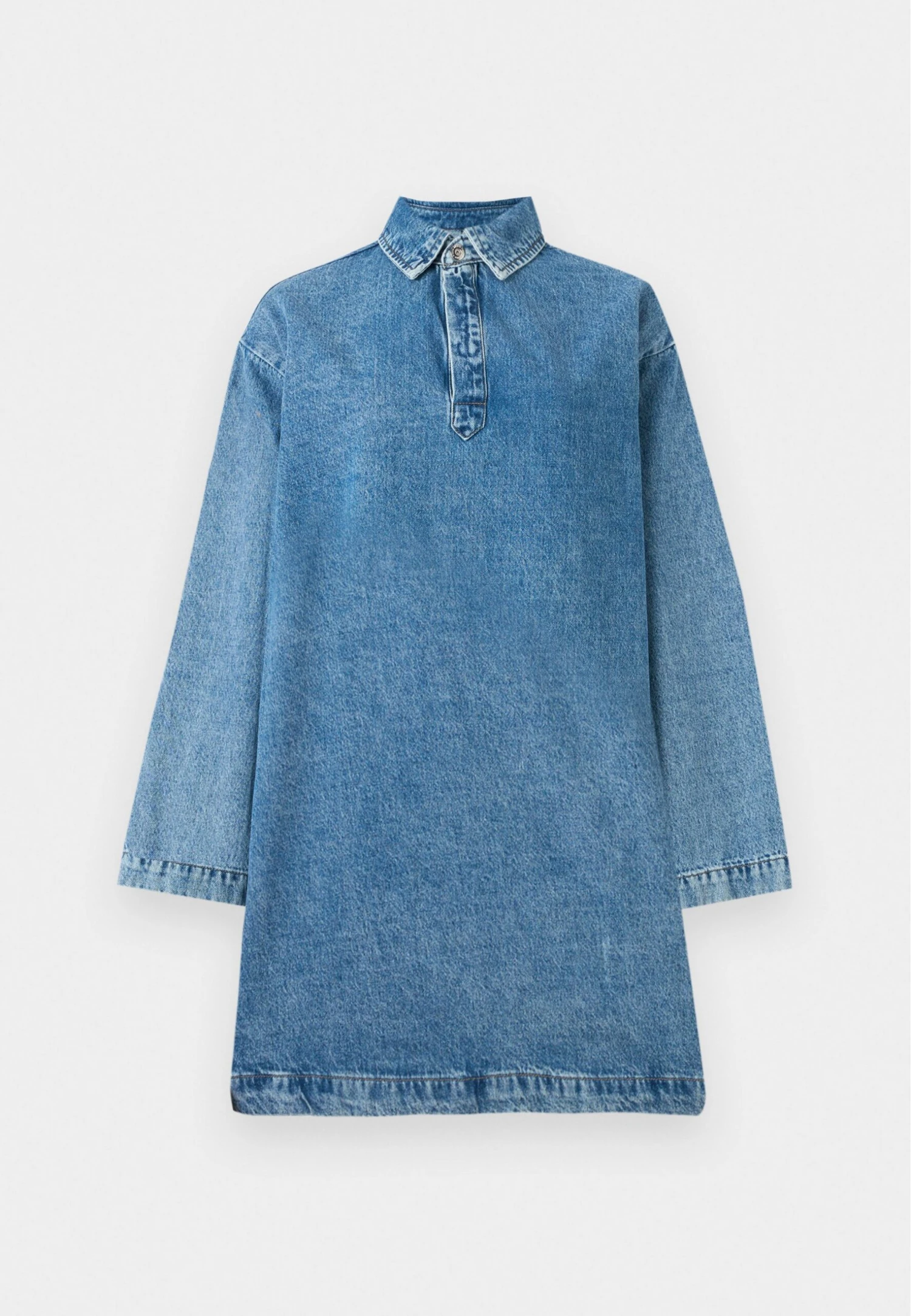 Pieces PCKENYA A-SHAPE NOOS BC - Denim Dress - Medium Blue Denim - Image 5