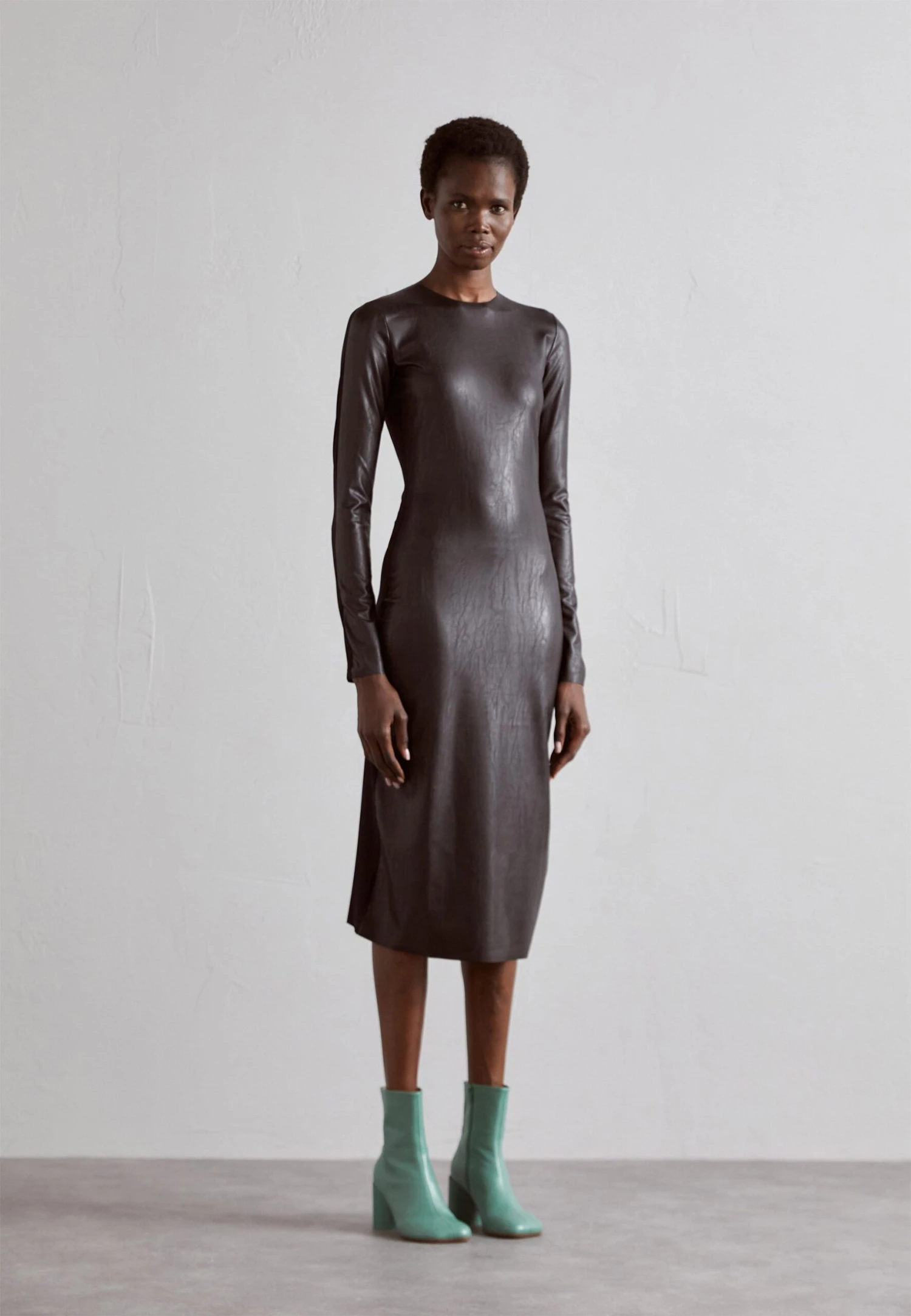 MM6 Maison Margiela Midi Dress - Cocktail Dress / Party Dress - Black - Image 2