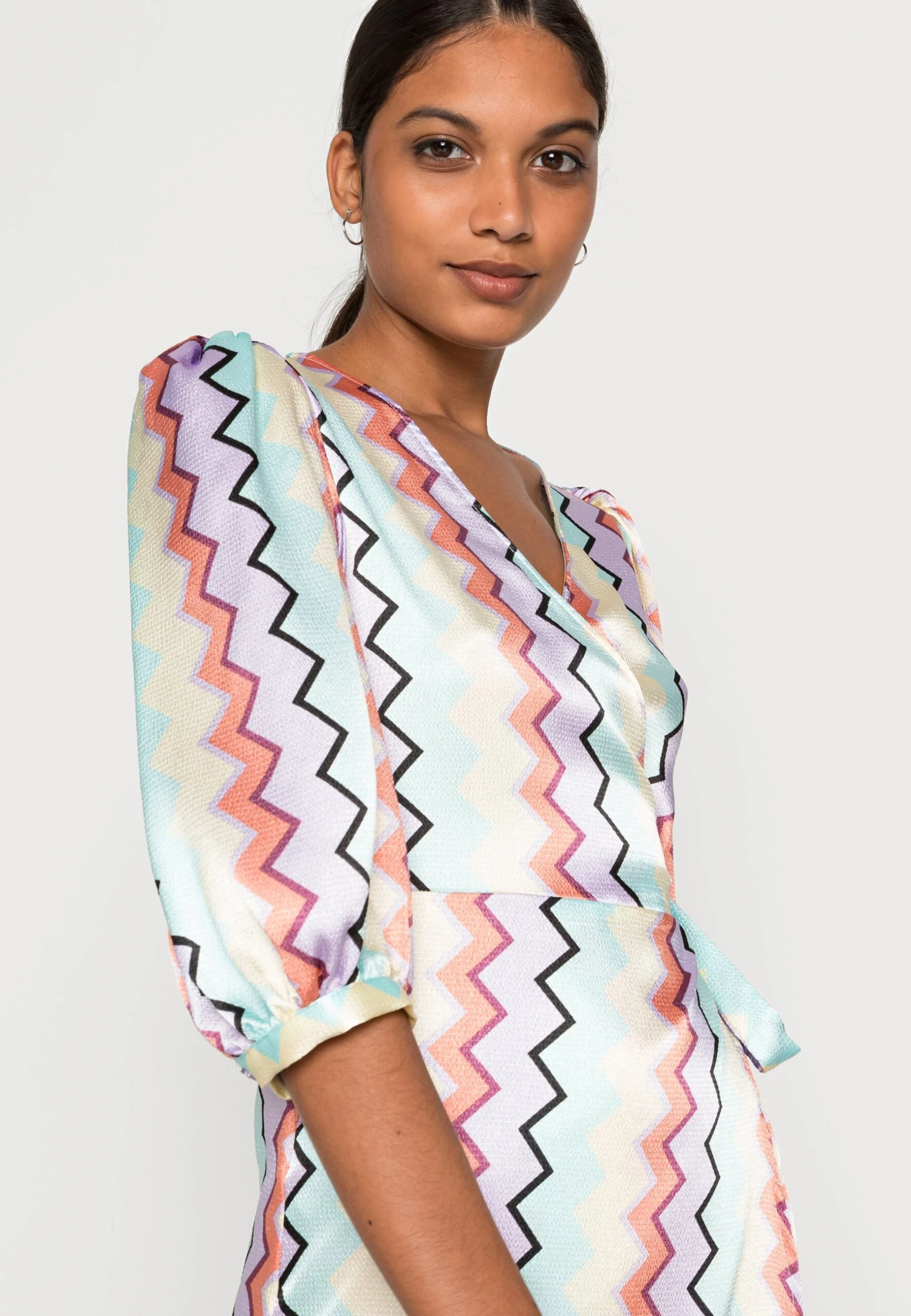 Vila Vicamila Wrap 3/4 Ankle Dress - Cocktail Dress / Party Dress - Pastel Lilac - Image 5