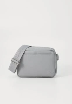 Calvin Klein WEBBING STRAP CAMERA BAG - Cross Body Bag - Formal Gray
