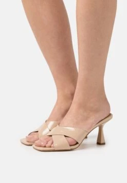 MICHAEL Michael Kors Clara Mule - Heeled Mules - Light Blush