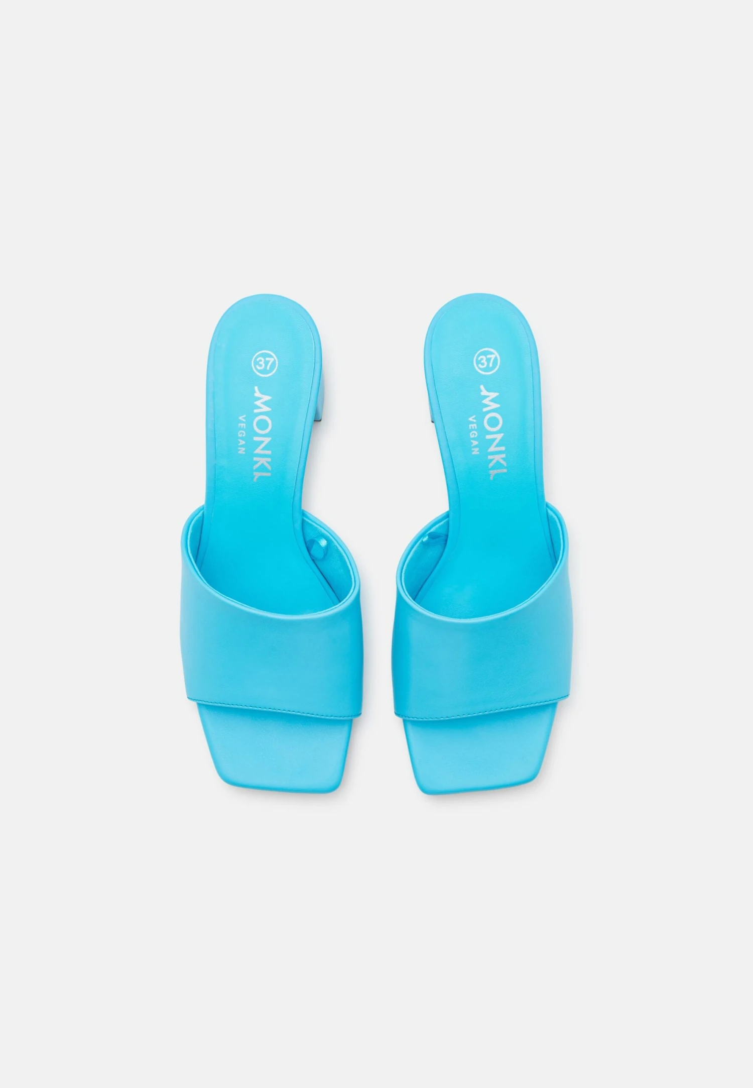 Monki Heeled Mules - Turquoise Bright - Image 6