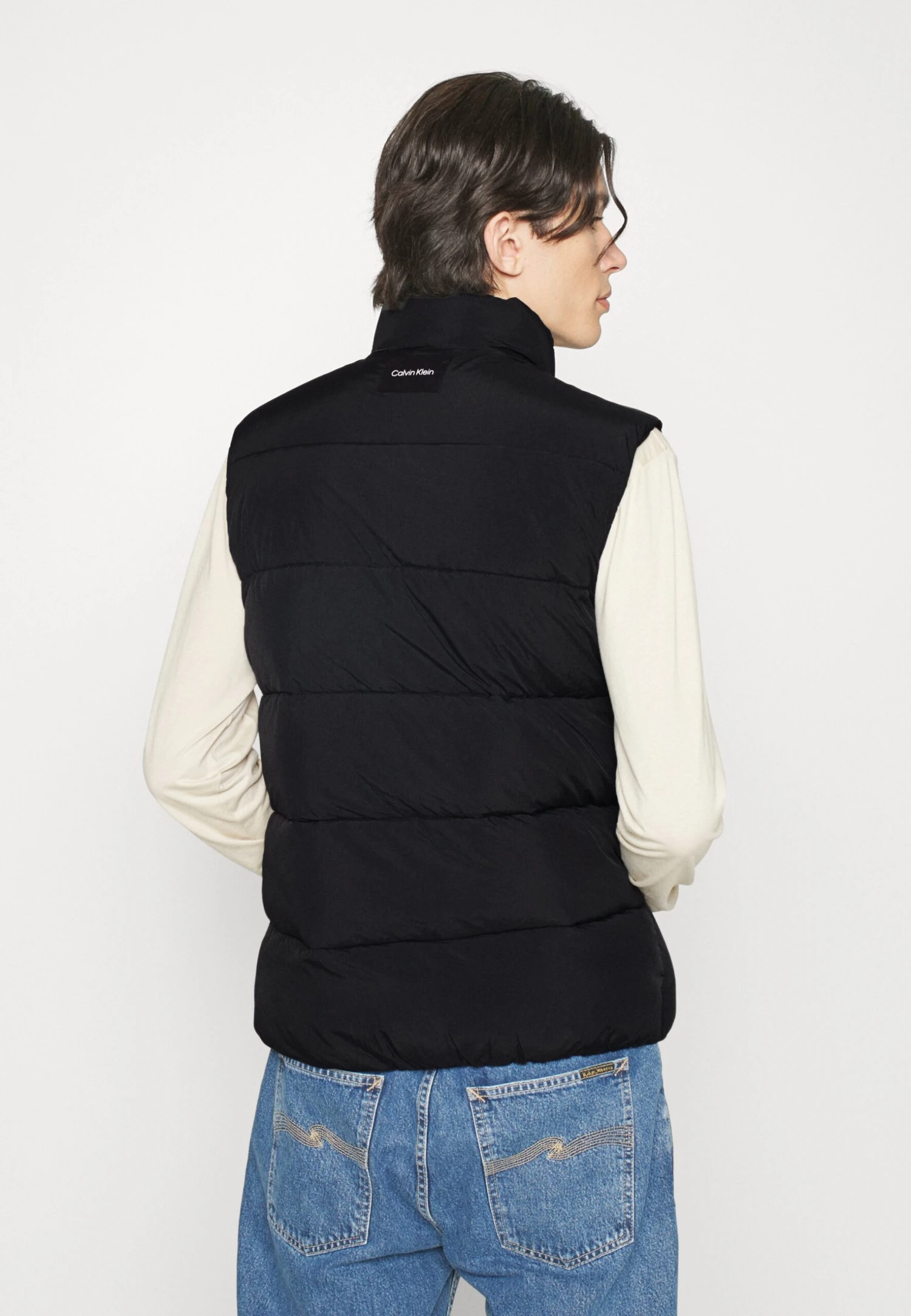 Calvin Klein Crinkle Puffer Vest - Waistcoat - Black - Image 3