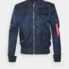 Alpha Industries Custom - Bomber Jacket - Blue