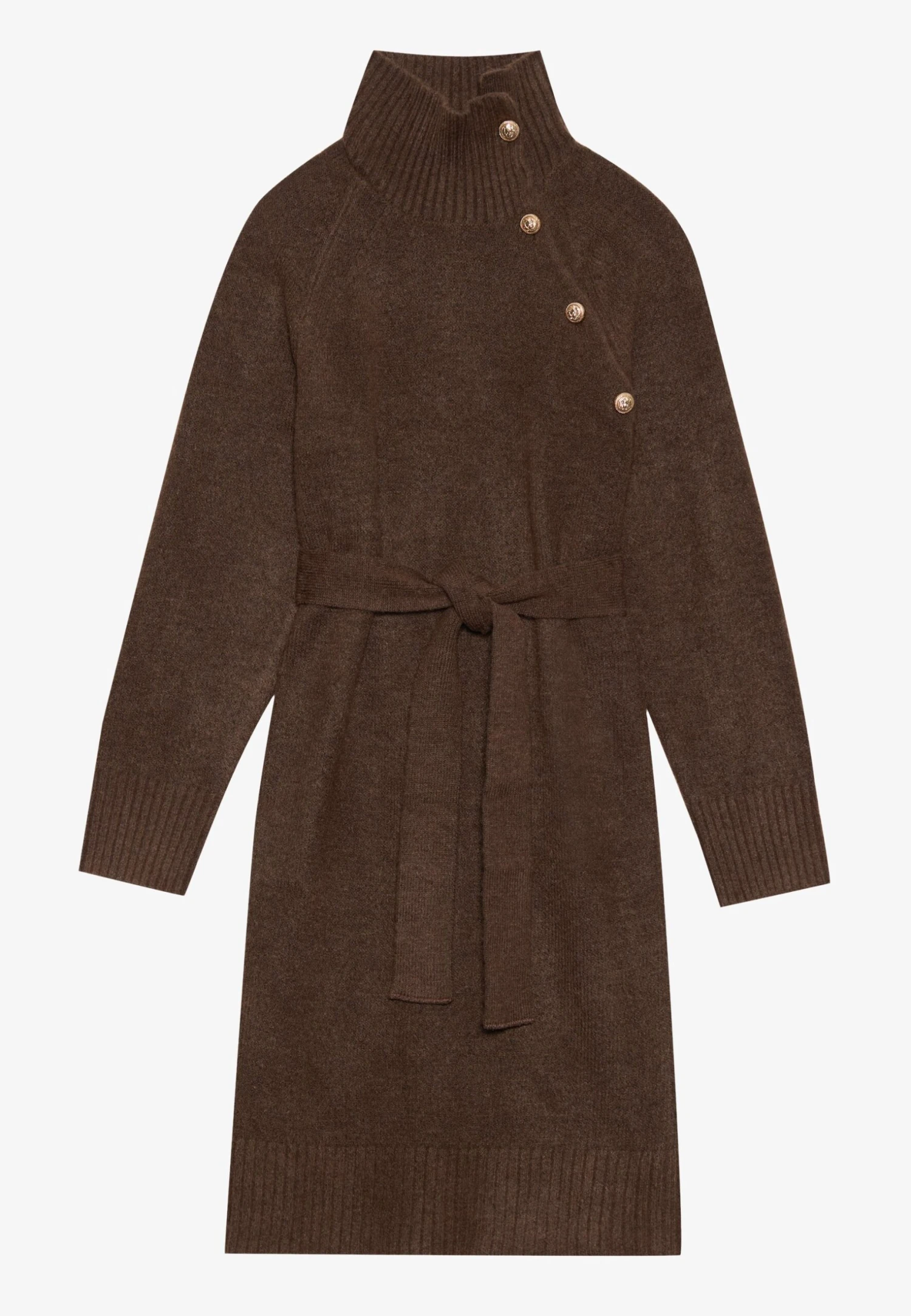 Anna Field Jumper Dress - Mottled Beige - Image 6