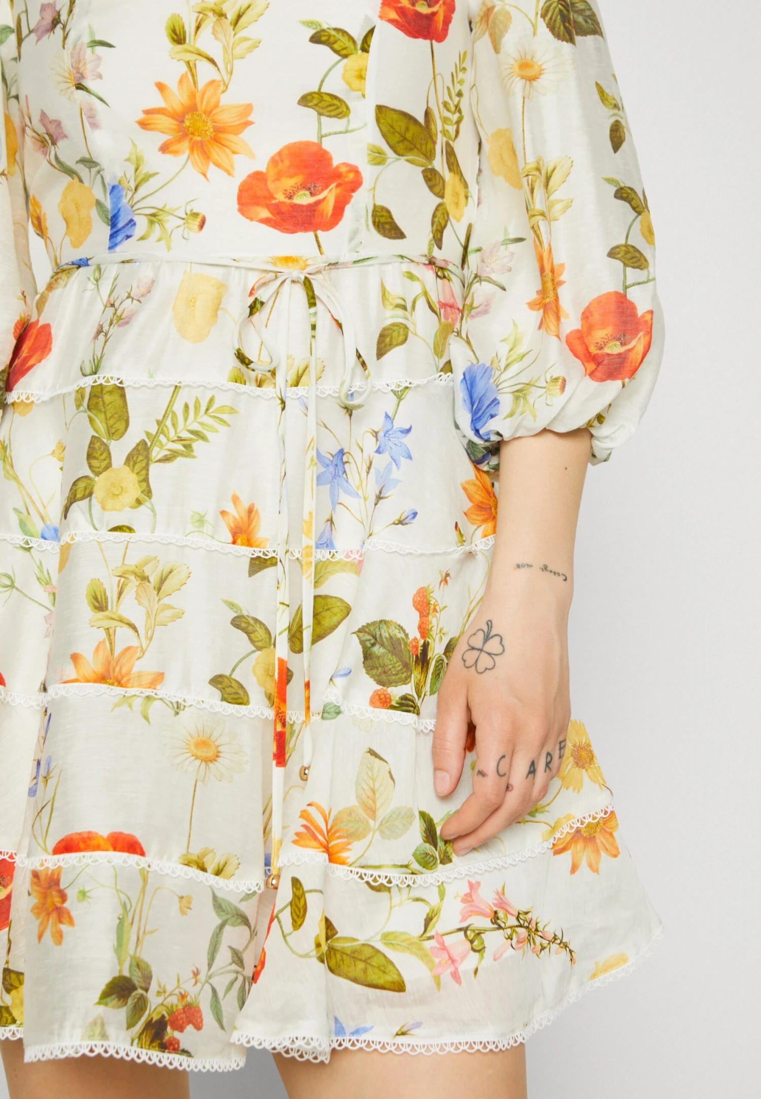 Forever New Esmie Tiered Floral Skater - Day Dress - Image 6