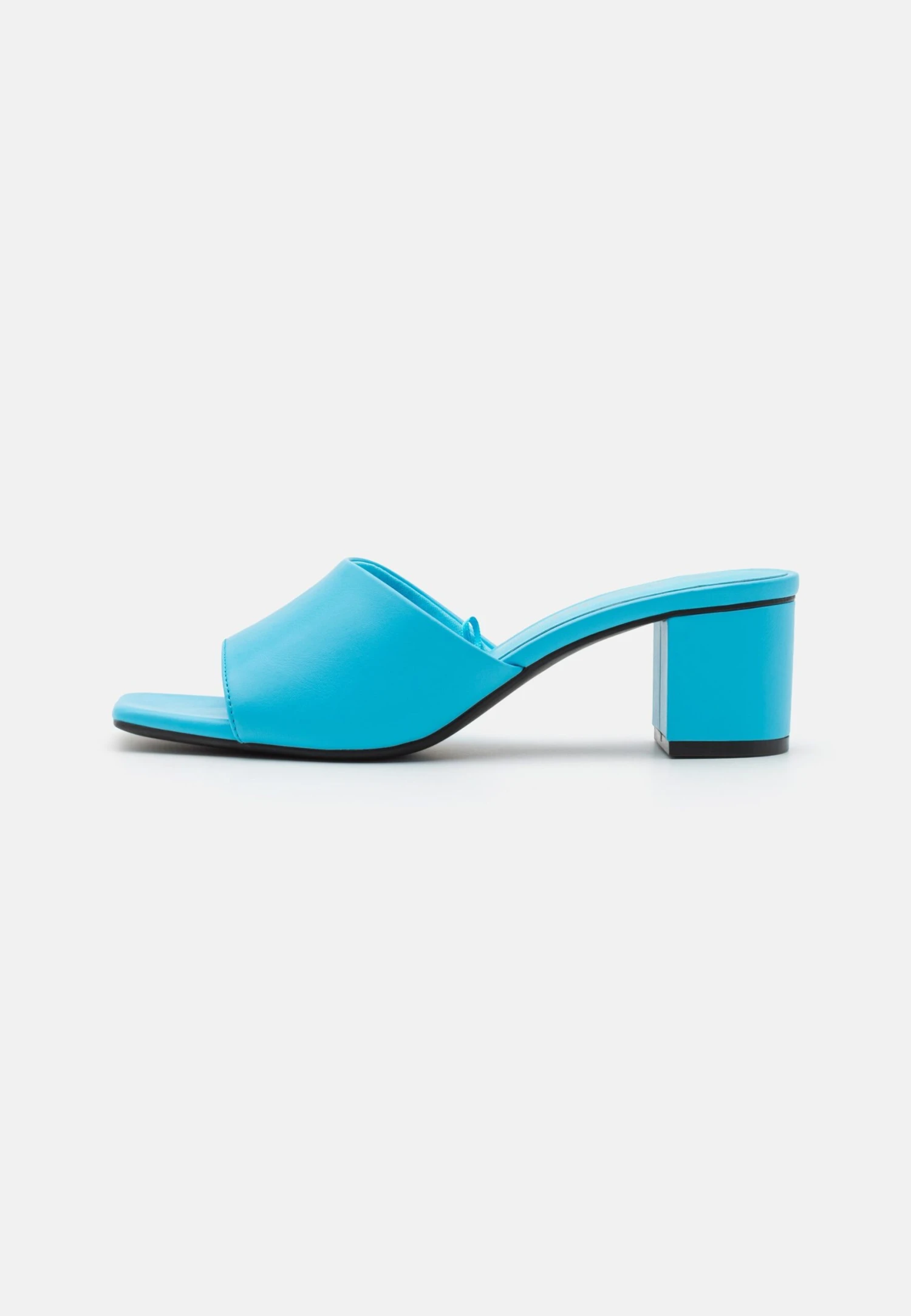 Monki Heeled Mules - Turquoise Bright - Image 2