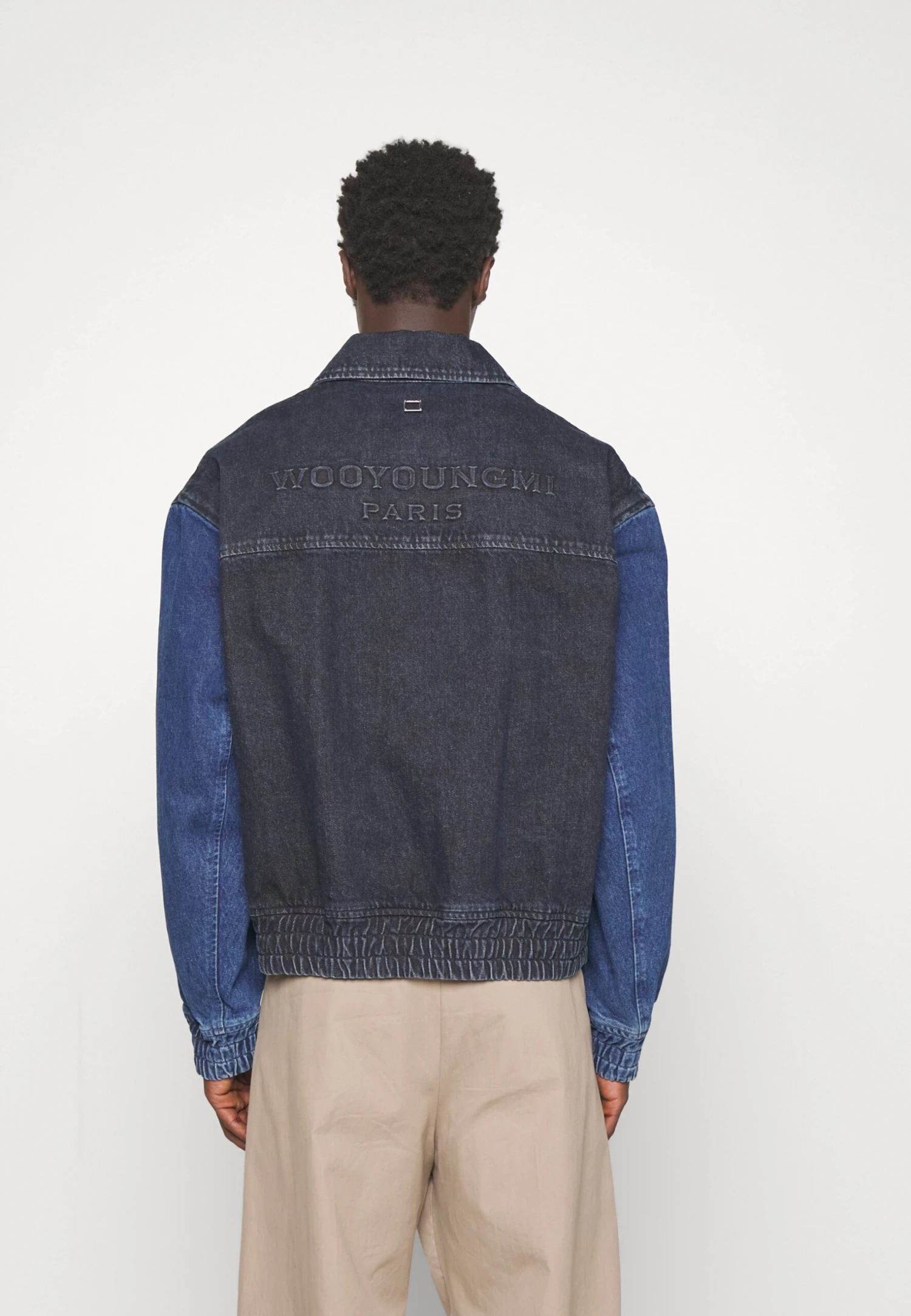 Mens Jumper - Denim Jacket - Blue - Image 4
