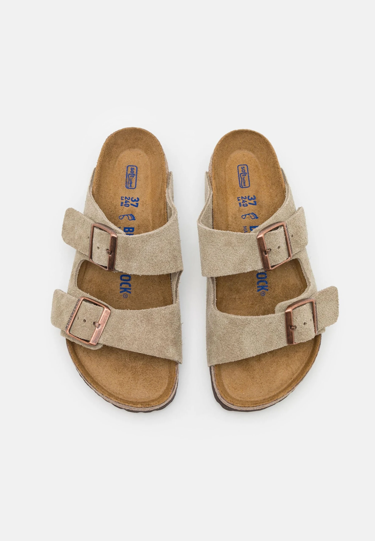 Birkenstock Arizona Soft Footbed Unisex - Slippers - Taupe - Image 6