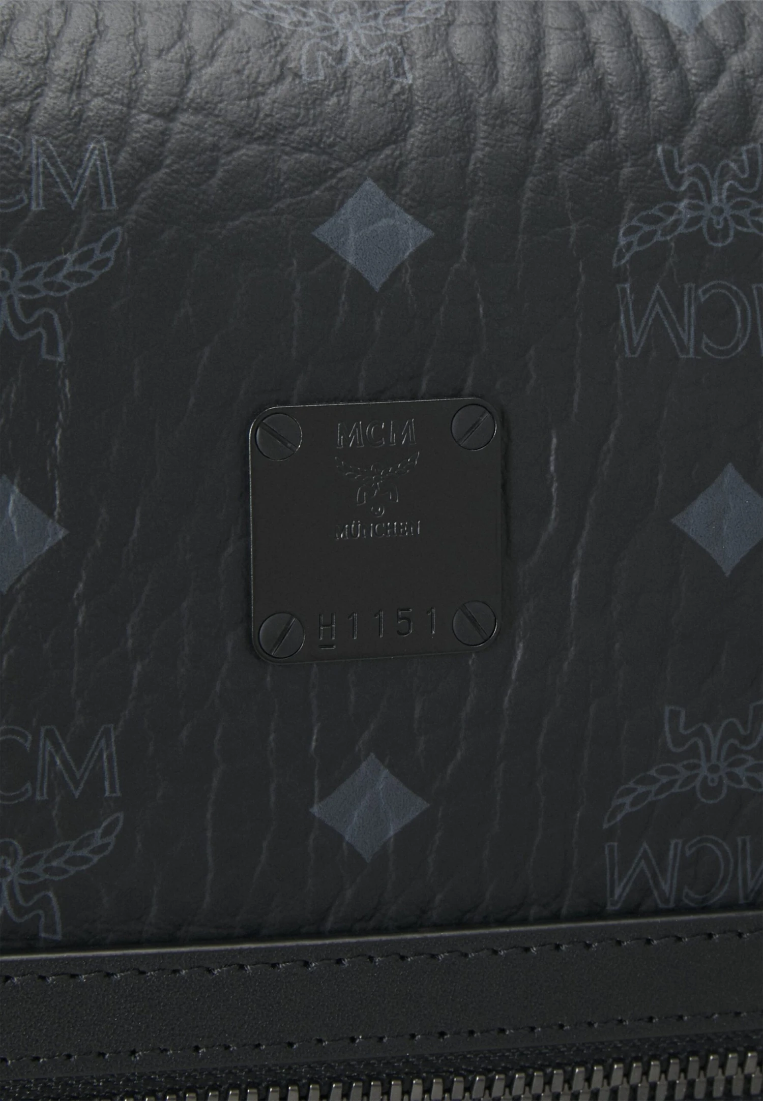 MCM Ottomar Trolley Cabin Small Unisex - Wheeled Suitcase - Black - Image 7