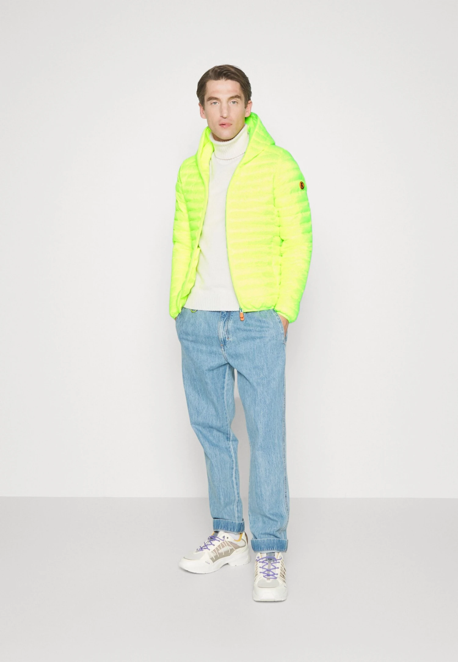 SAVE THE DUCK Helios - Winter Jacket - Fluo Yellow - Image 2