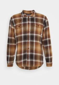 Makia Patent Overshirt - Light Jacket - Camel