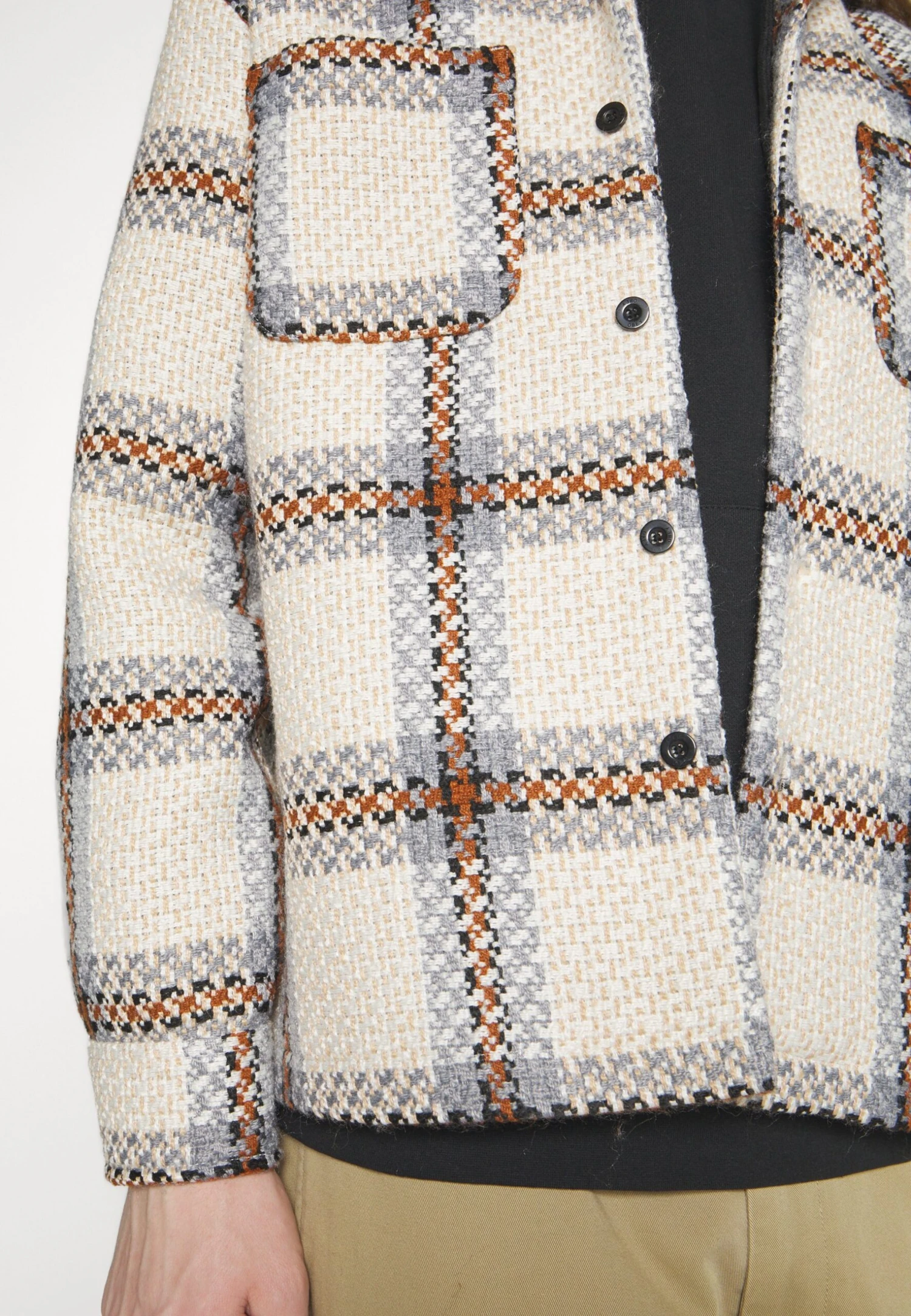 Obey Clothing District Shirt Jacket - Summer Jacket - Irish Cream - Image 8