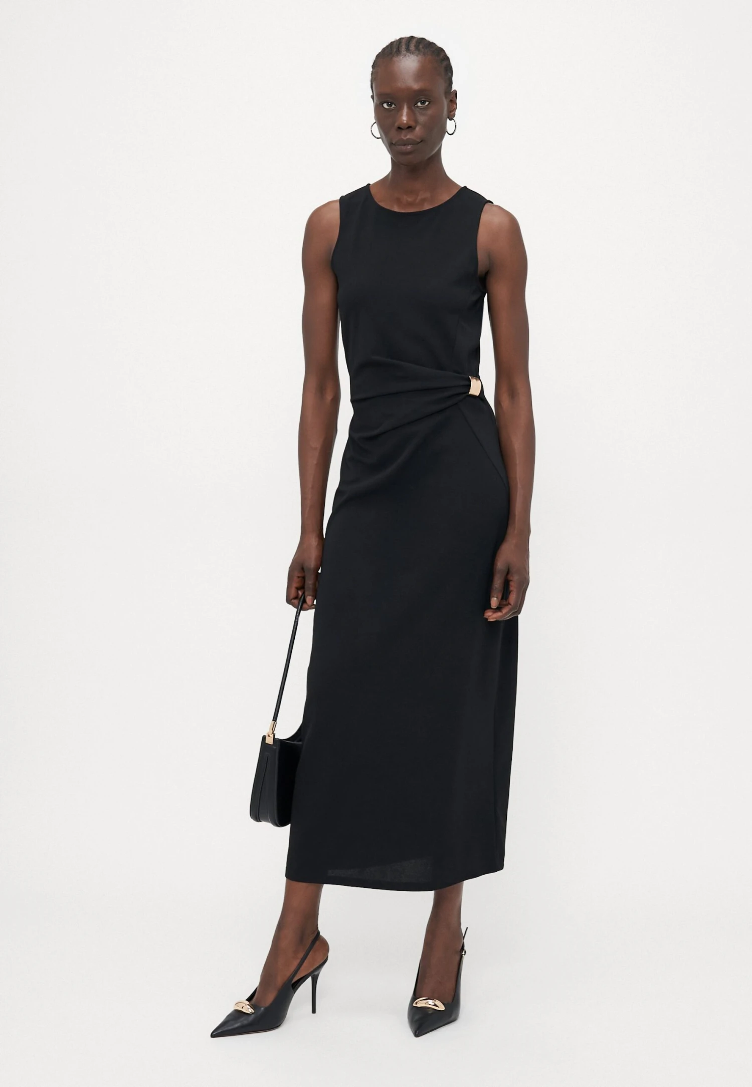 Vero Moda Tall VMHOSANNA DRESS - Jersey Dress - Black - Image 2