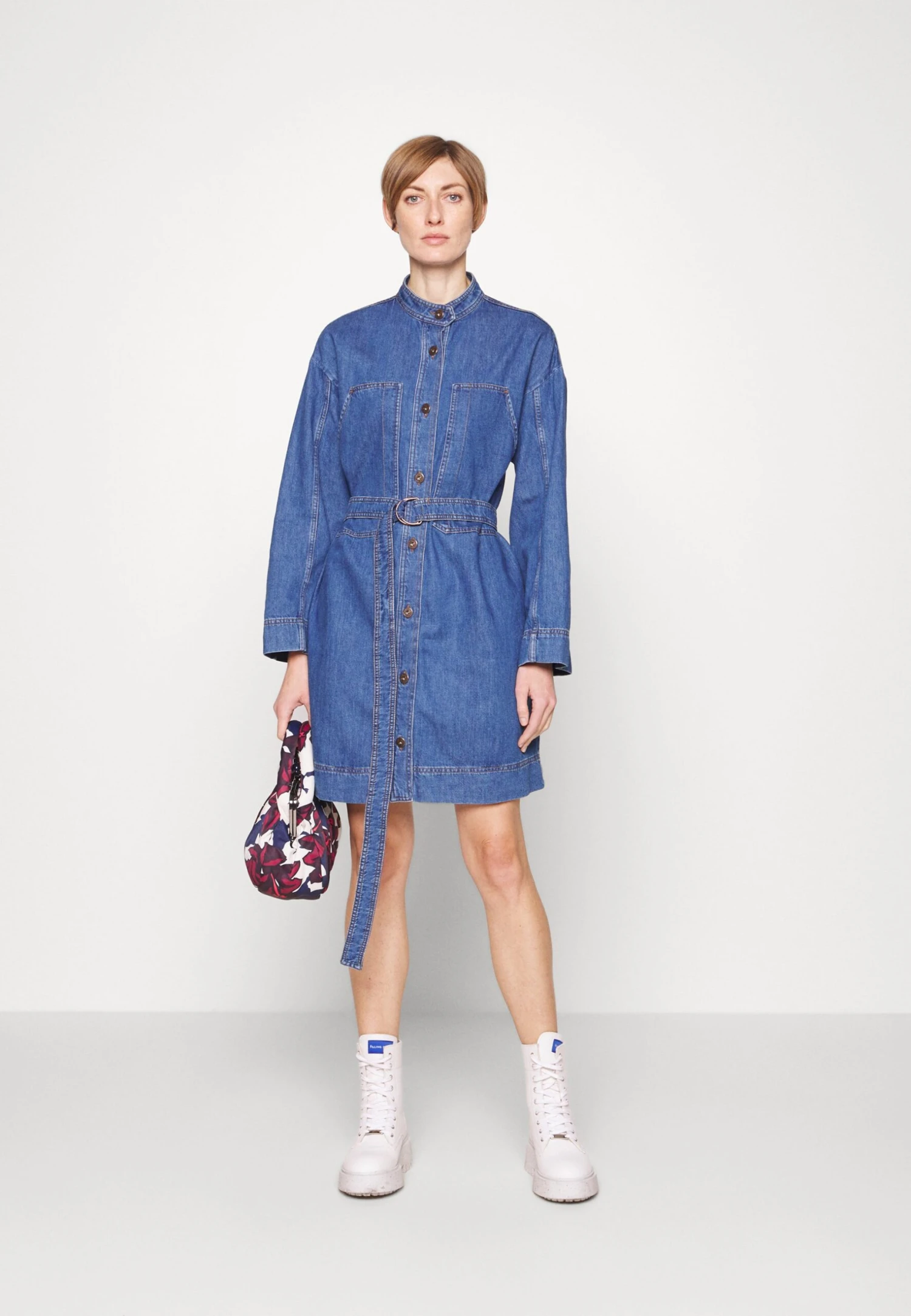 Finito - Denim Dress - Blu - Image 2