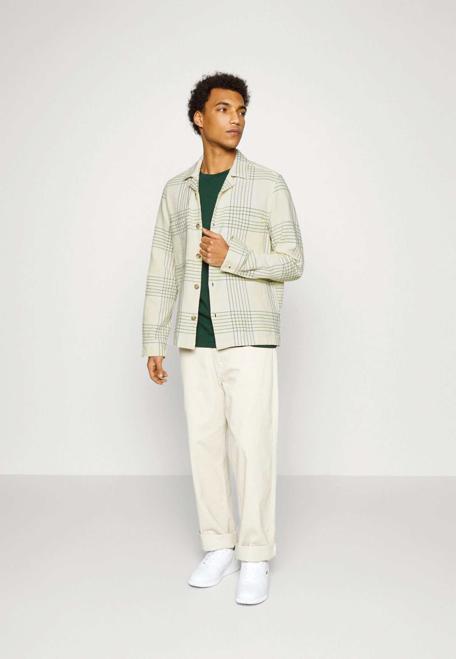 Marc O'Polo With Camp Collar Long Sleeve Two Patched Flap Pocket - Summer Jacket - White - Image 2