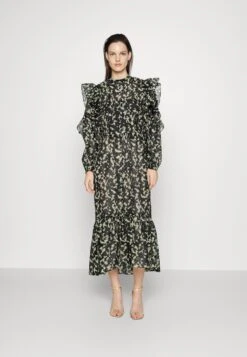 Finnick Structural Opacity - Maxi Dress - Visual Void Green