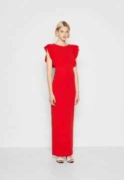 Wal G Jai Ruffle Maxi - Occasion Wear - Red