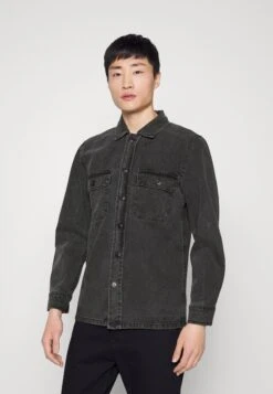 Lindbergh Overshirt - Denim Jacket - Grey Wash