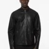 Walker - Leather Jacket - Black