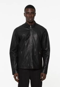 Walker - Leather Jacket - Black