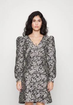 Pieces Petite Pcmercy V Neck Dress - Cocktail Dress / Party Dress - Black