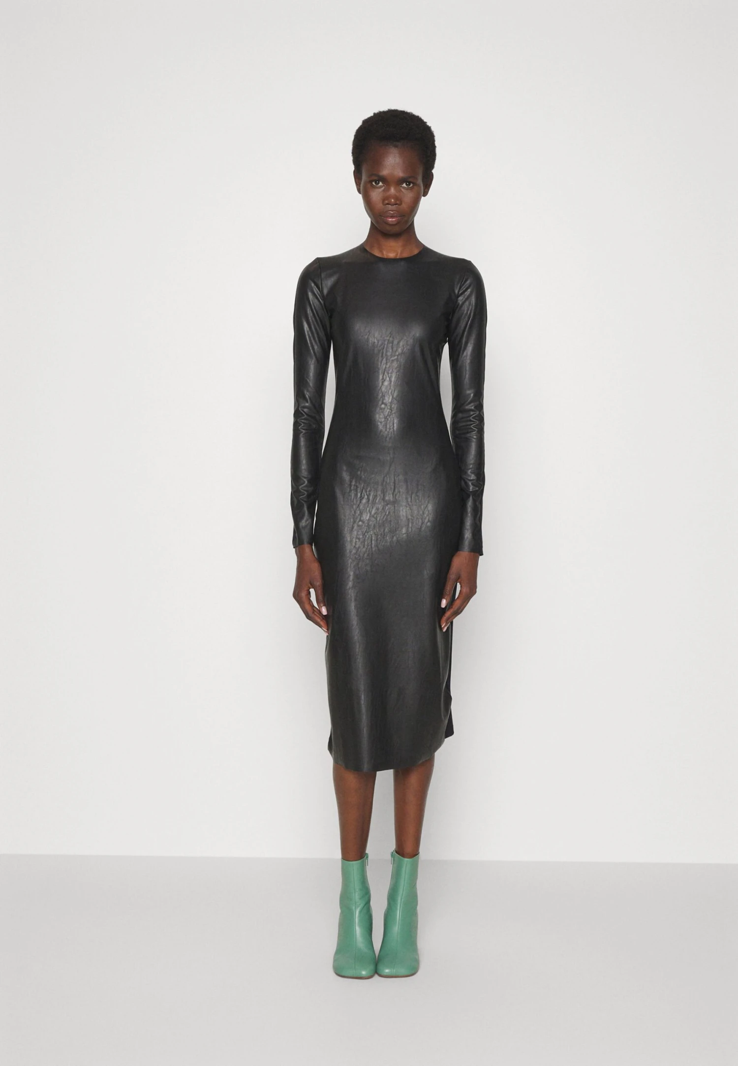 MM6 Maison Margiela Midi Dress - Cocktail Dress / Party Dress - Black - Image 4