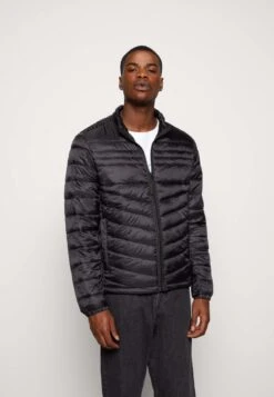 Jack & Jones Jjehero Puffer Collar - Light Jacket - Black