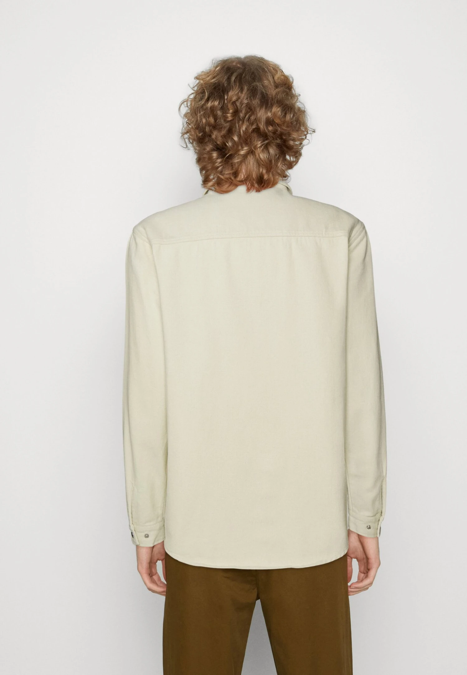 Revolution Overshirt With Zipper Closure - Light Jacket - Offwhite - Image 3