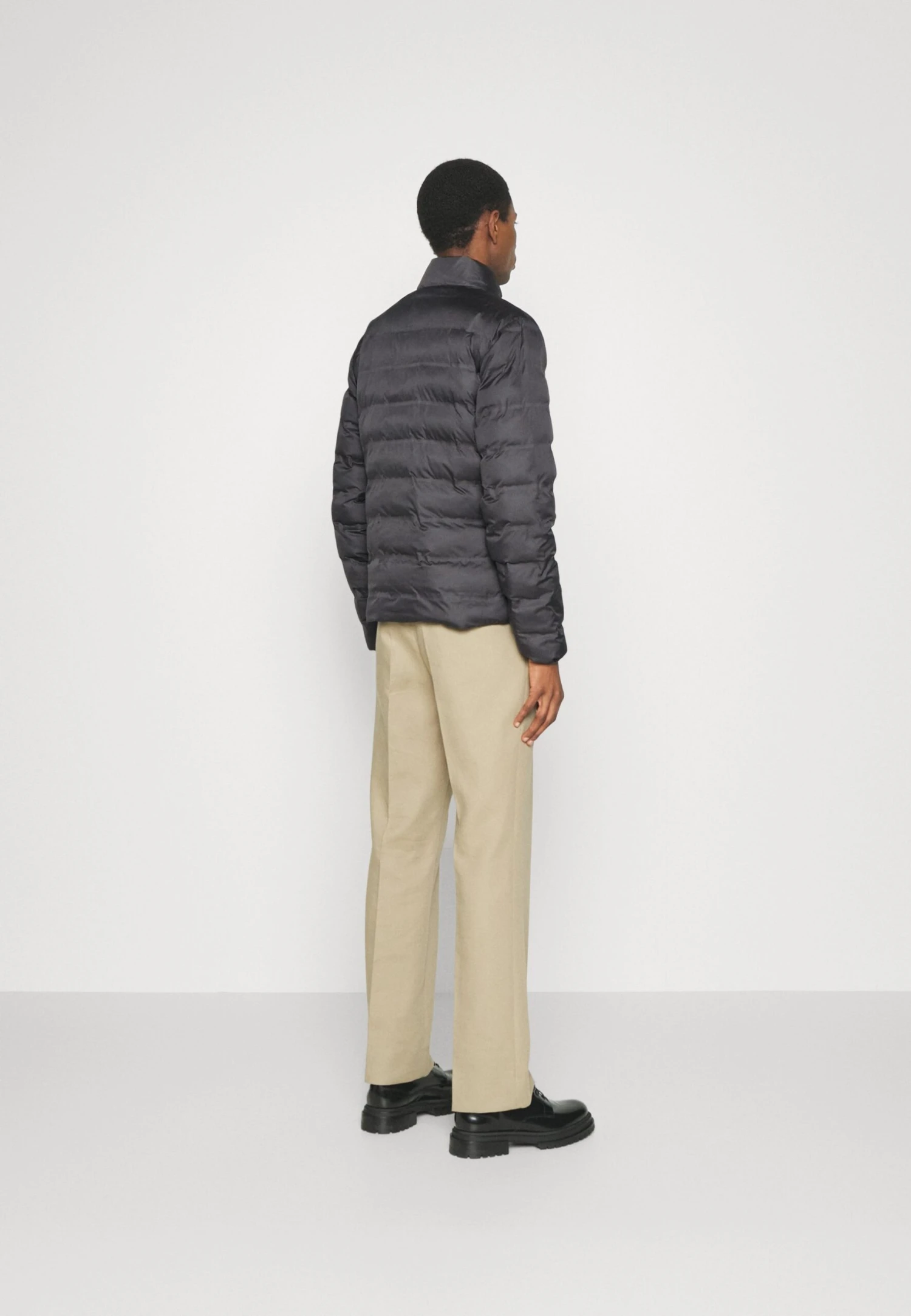 Hackett London Moto - Outdoor Jacket - Charcoal - Image 3
