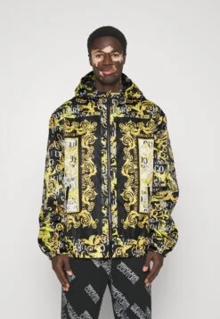 Diagonal Print Baroque - Summer Jacket - Black