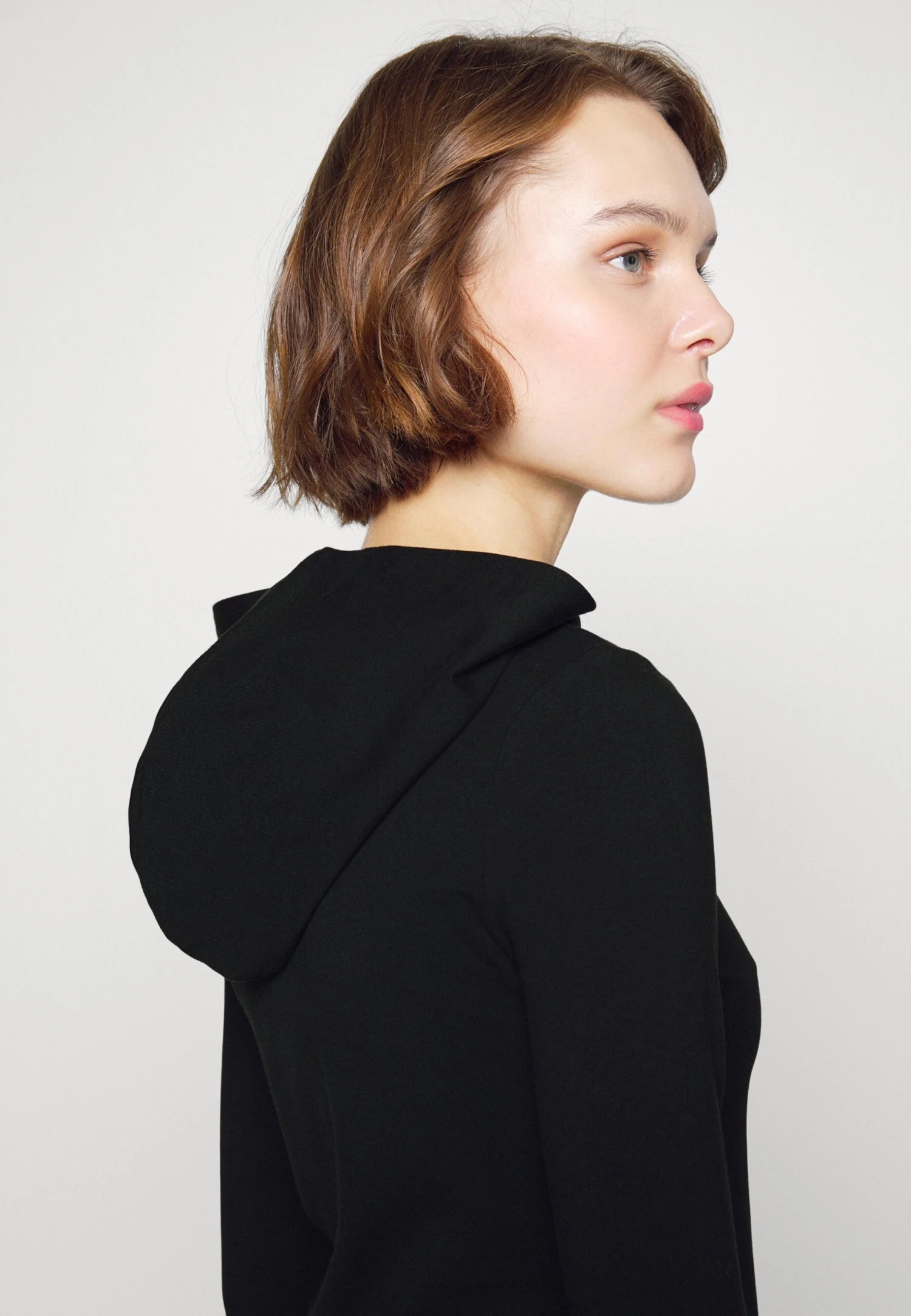 Calvin Klein Jeans Logo Box Tight Hoodie Dress - Day Dress - Black - Image 4